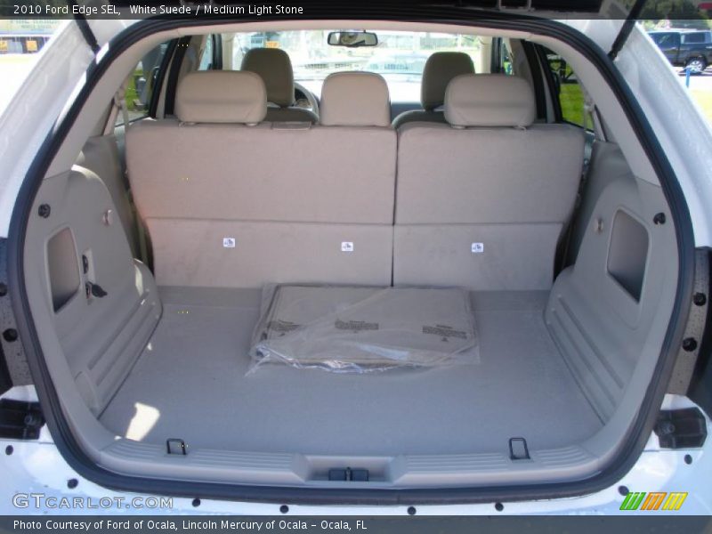 White Suede / Medium Light Stone 2010 Ford Edge SEL
