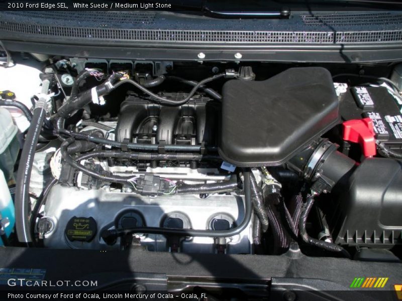 White Suede / Medium Light Stone 2010 Ford Edge SEL