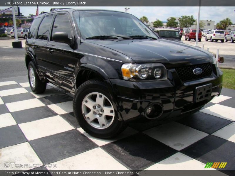 Black / Ebony Black 2006 Ford Escape Limited