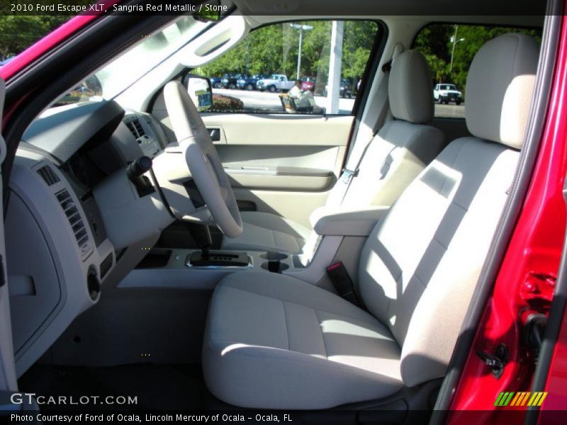 Sangria Red Metallic / Stone 2010 Ford Escape XLT