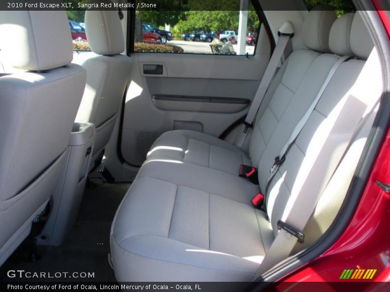 Sangria Red Metallic / Stone 2010 Ford Escape XLT