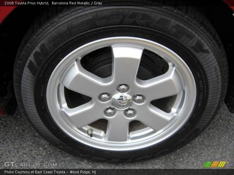 Barcelona Red Metallic / Gray 2008 Toyota Prius Hybrid