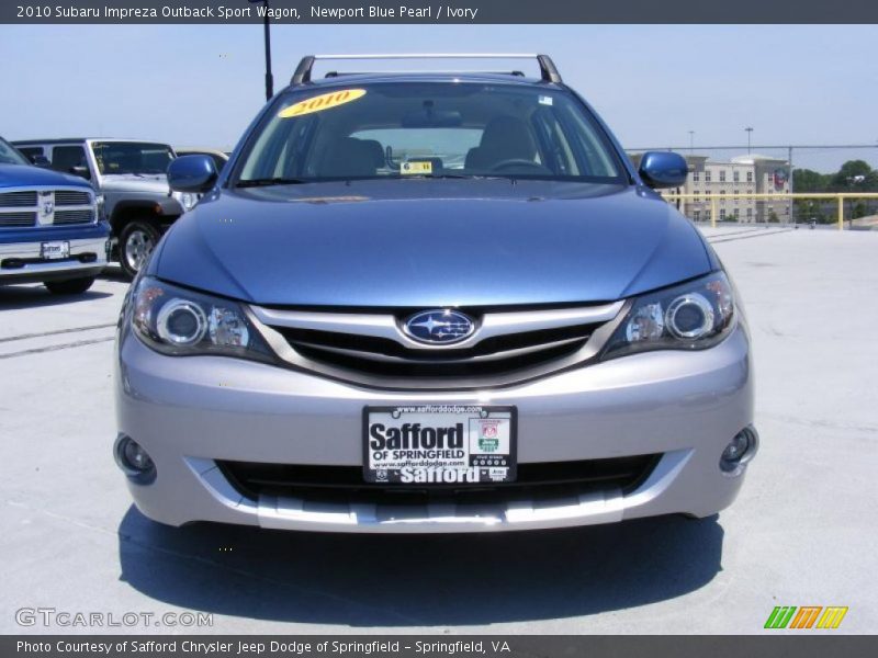 Newport Blue Pearl / Ivory 2010 Subaru Impreza Outback Sport Wagon