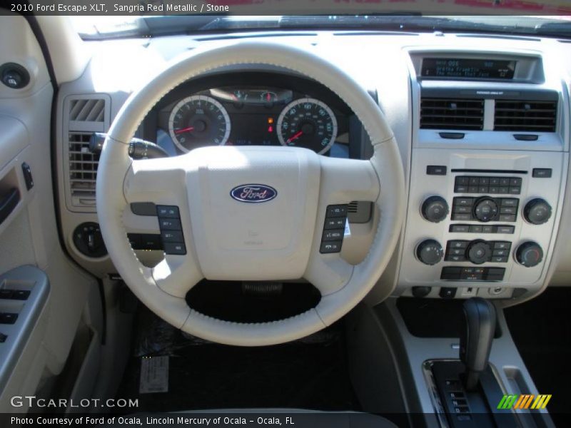Sangria Red Metallic / Stone 2010 Ford Escape XLT