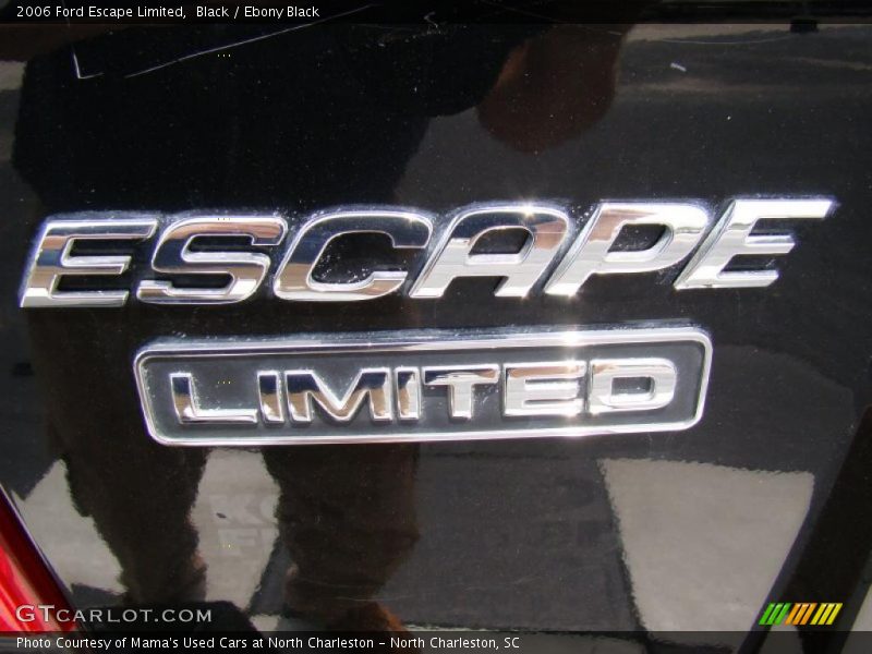 Black / Ebony Black 2006 Ford Escape Limited
