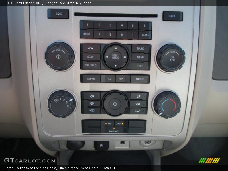 Sangria Red Metallic / Stone 2010 Ford Escape XLT