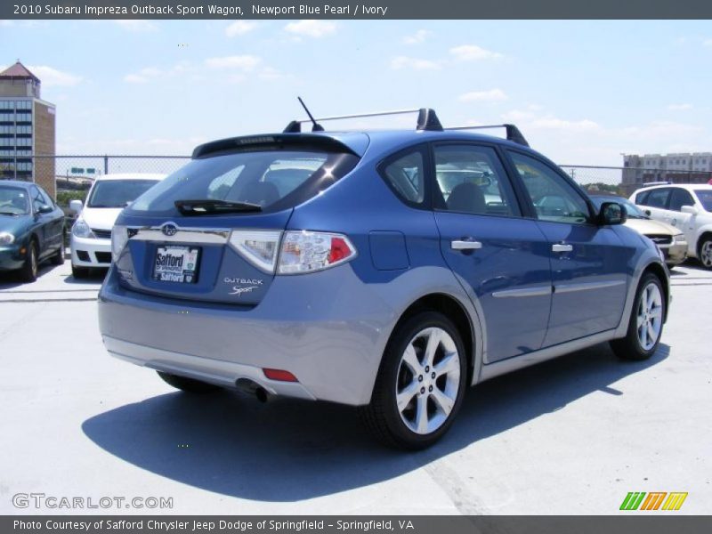 Newport Blue Pearl / Ivory 2010 Subaru Impreza Outback Sport Wagon