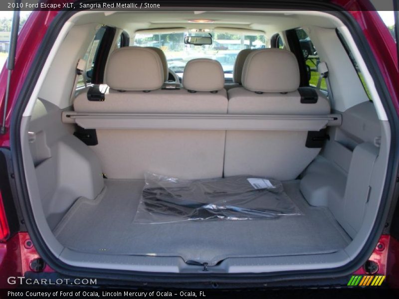 Sangria Red Metallic / Stone 2010 Ford Escape XLT