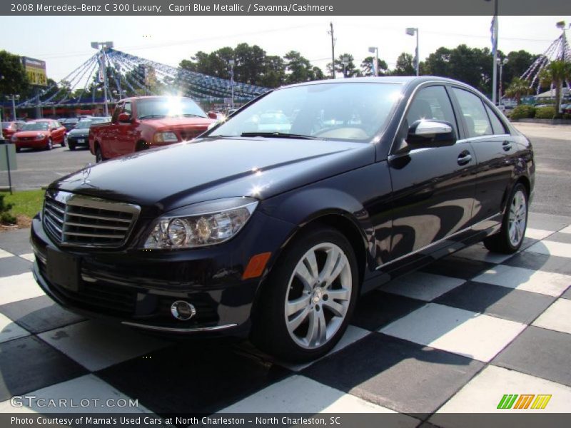 Capri Blue Metallic / Savanna/Cashmere 2008 Mercedes-Benz C 300 Luxury