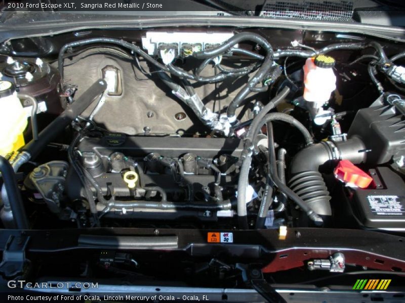 Sangria Red Metallic / Stone 2010 Ford Escape XLT