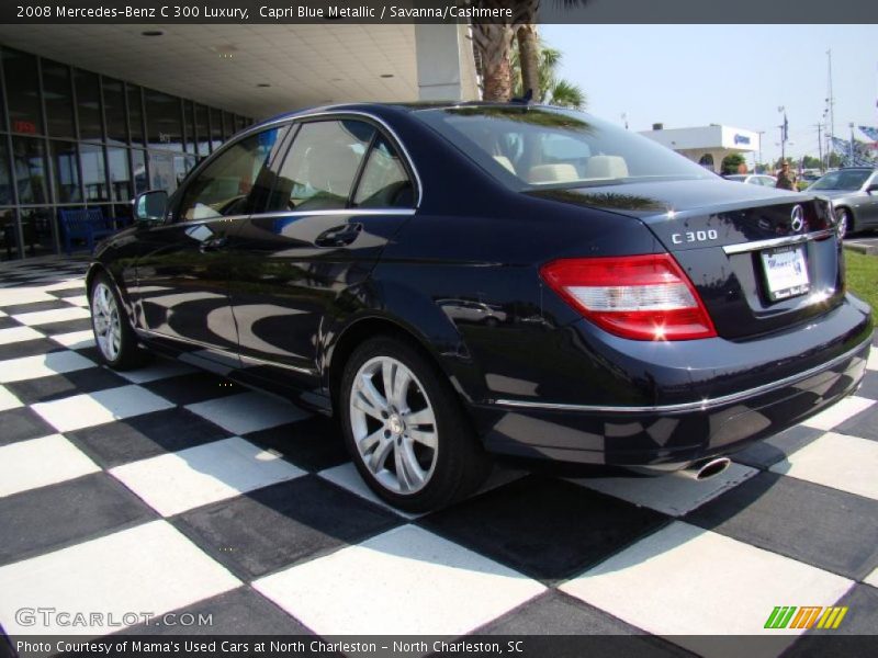 Capri Blue Metallic / Savanna/Cashmere 2008 Mercedes-Benz C 300 Luxury