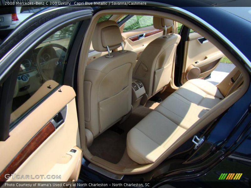 Capri Blue Metallic / Savanna/Cashmere 2008 Mercedes-Benz C 300 Luxury