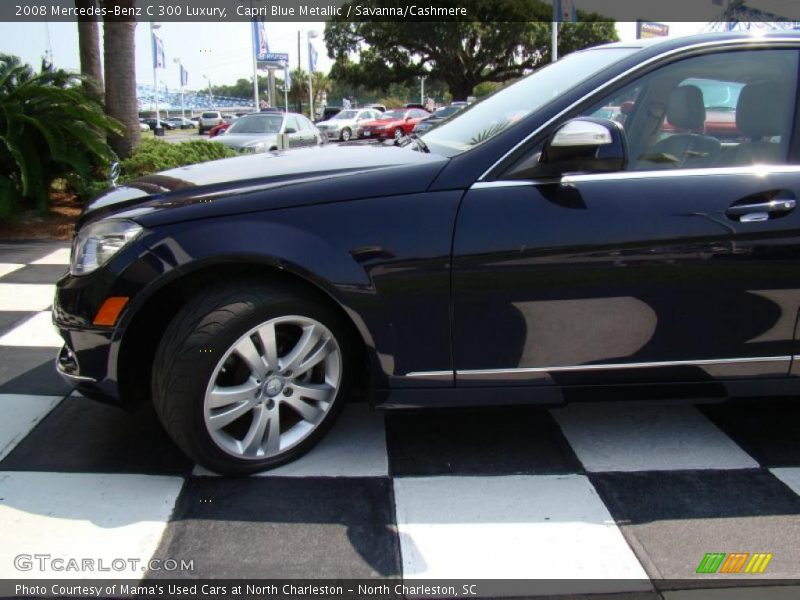 Capri Blue Metallic / Savanna/Cashmere 2008 Mercedes-Benz C 300 Luxury