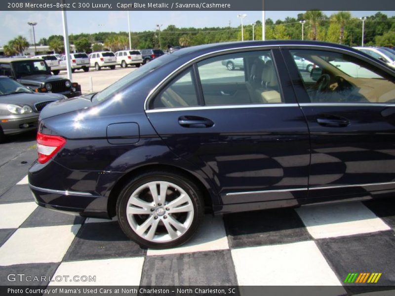 Capri Blue Metallic / Savanna/Cashmere 2008 Mercedes-Benz C 300 Luxury