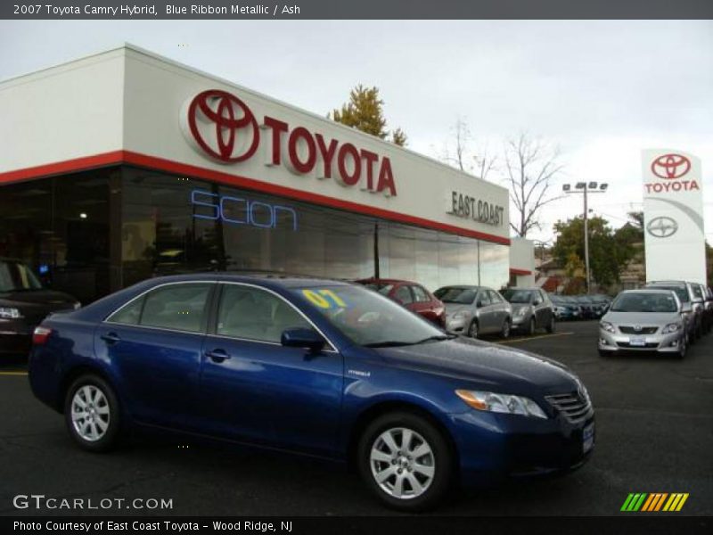 Blue Ribbon Metallic / Ash 2007 Toyota Camry Hybrid