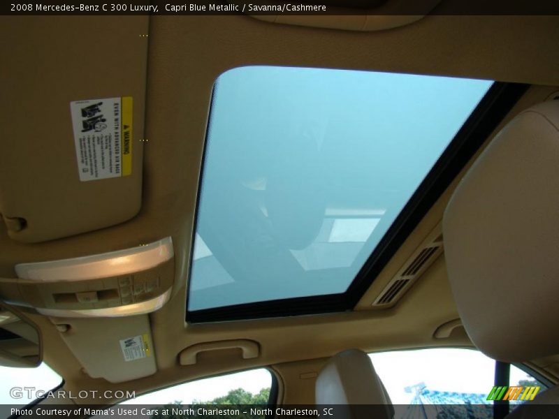 Capri Blue Metallic / Savanna/Cashmere 2008 Mercedes-Benz C 300 Luxury