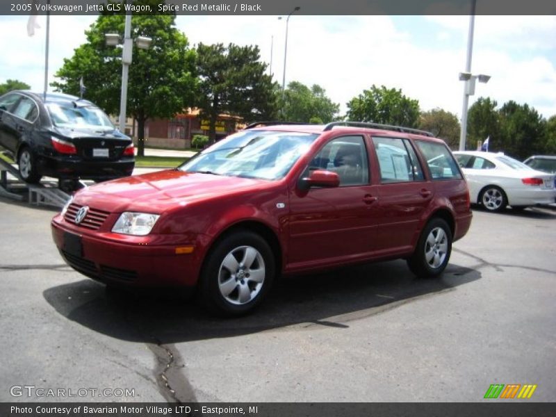 Spice Red Metallic / Black 2005 Volkswagen Jetta GLS Wagon