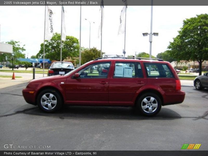 Spice Red Metallic / Black 2005 Volkswagen Jetta GLS Wagon
