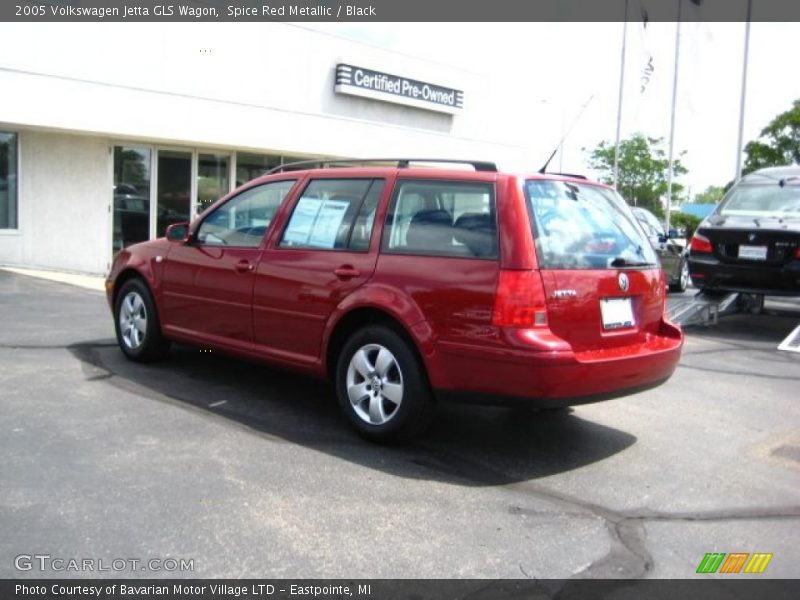 Spice Red Metallic / Black 2005 Volkswagen Jetta GLS Wagon