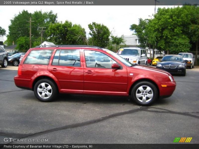 Spice Red Metallic / Black 2005 Volkswagen Jetta GLS Wagon