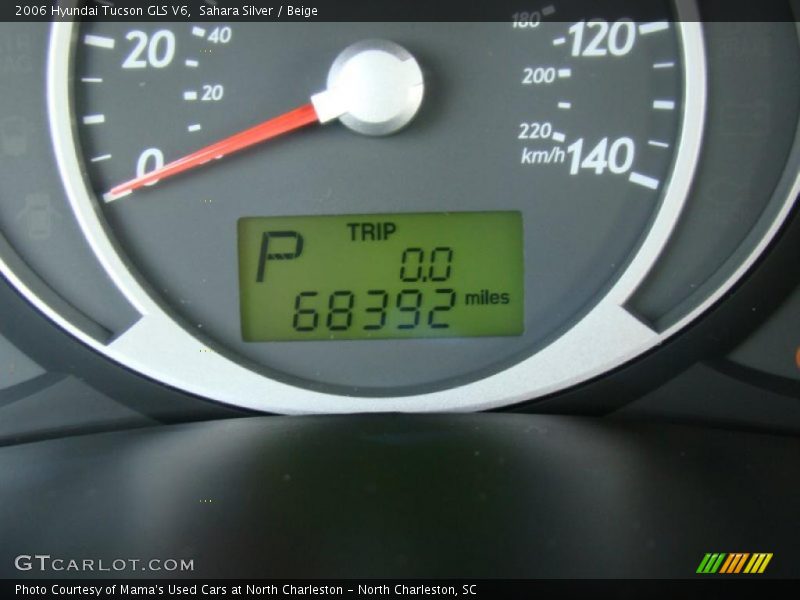 Sahara Silver / Beige 2006 Hyundai Tucson GLS V6