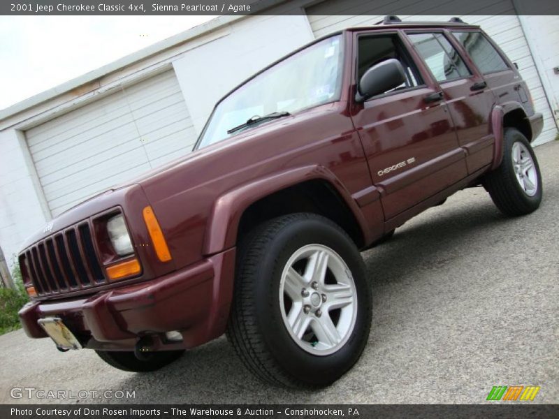 Sienna Pearlcoat / Agate 2001 Jeep Cherokee Classic 4x4