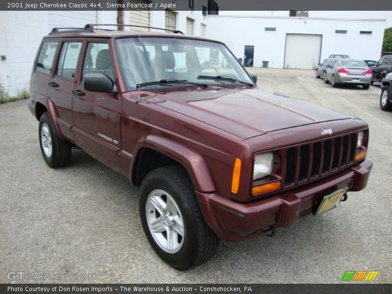 Sienna Pearlcoat / Agate 2001 Jeep Cherokee Classic 4x4