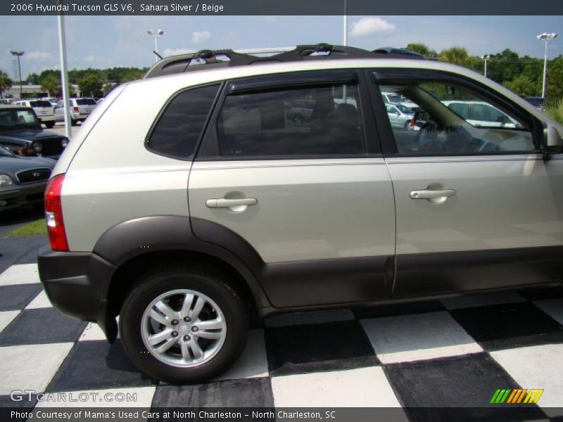 Sahara Silver / Beige 2006 Hyundai Tucson GLS V6