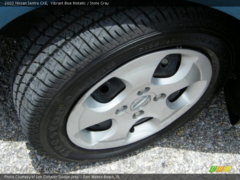Vibrant Blue Metallic / Stone Gray 2003 Nissan Sentra GXE