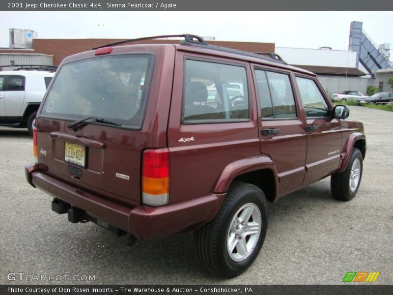 Sienna Pearlcoat / Agate 2001 Jeep Cherokee Classic 4x4