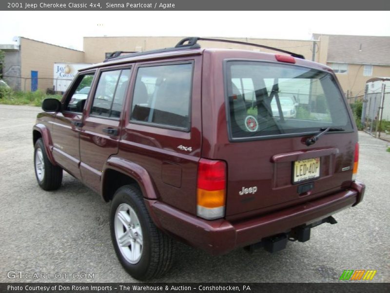 Sienna Pearlcoat / Agate 2001 Jeep Cherokee Classic 4x4