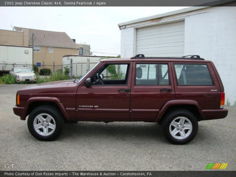 Sienna Pearlcoat / Agate 2001 Jeep Cherokee Classic 4x4