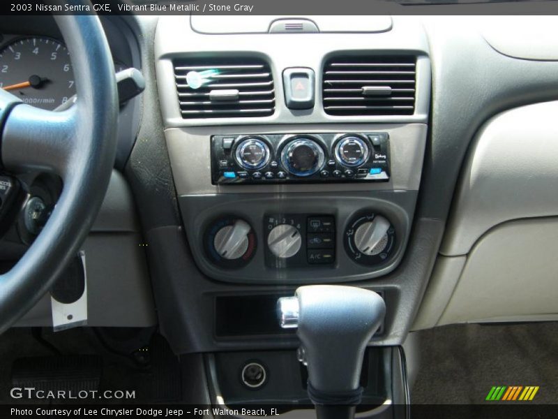 Vibrant Blue Metallic / Stone Gray 2003 Nissan Sentra GXE