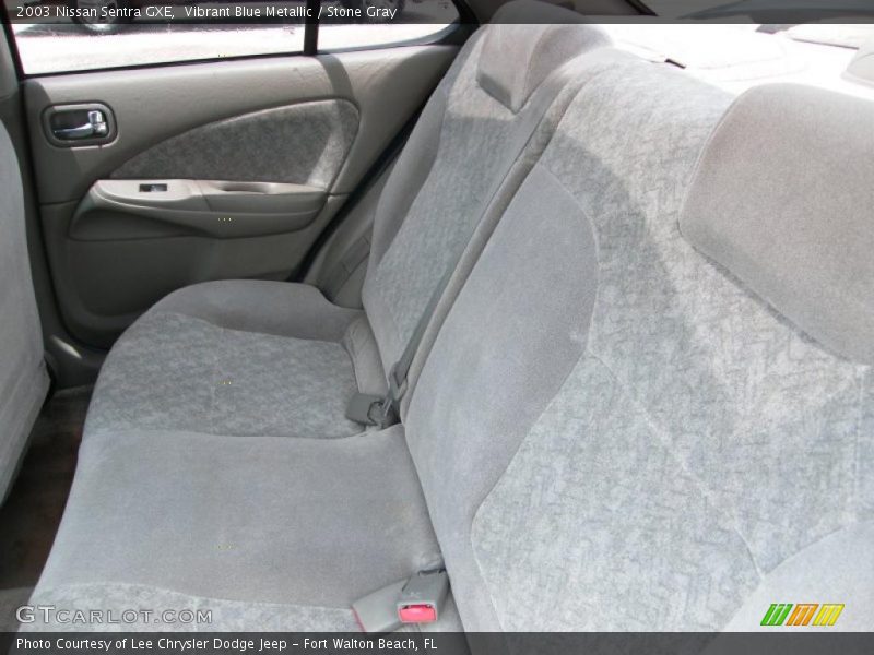Vibrant Blue Metallic / Stone Gray 2003 Nissan Sentra GXE