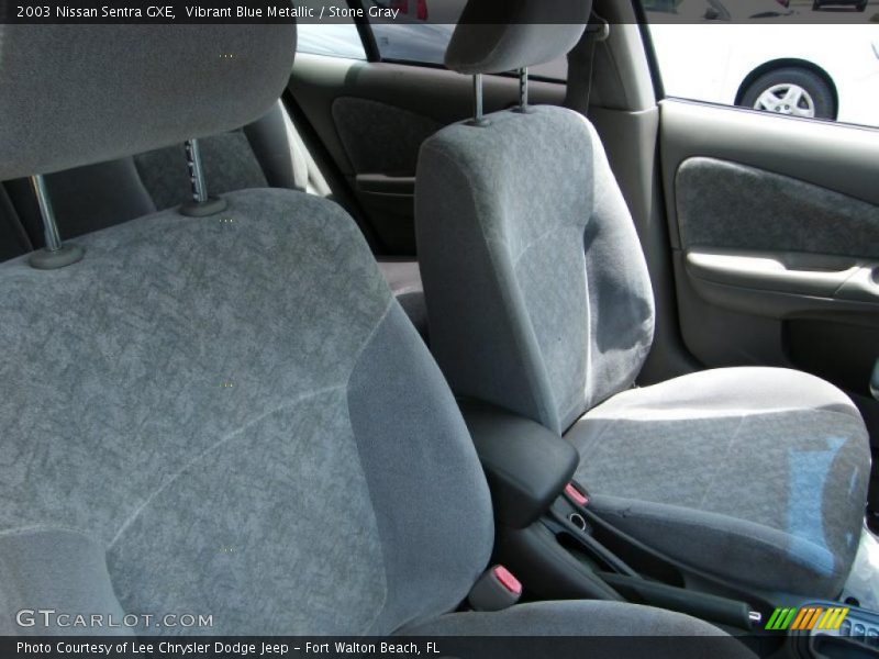 Vibrant Blue Metallic / Stone Gray 2003 Nissan Sentra GXE