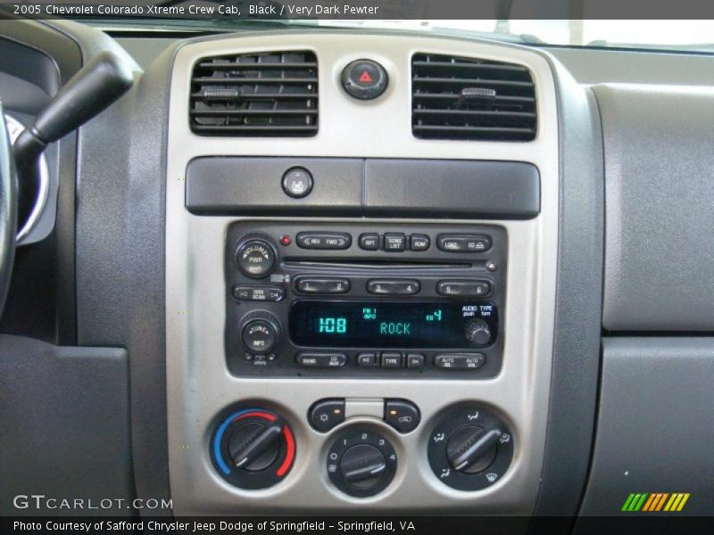 Black / Very Dark Pewter 2005 Chevrolet Colorado Xtreme Crew Cab