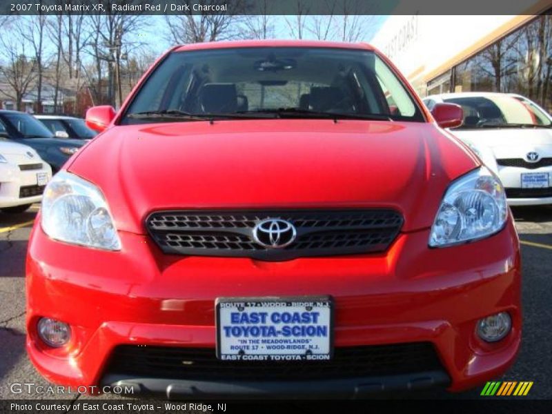 Radiant Red / Dark Charcoal 2007 Toyota Matrix XR