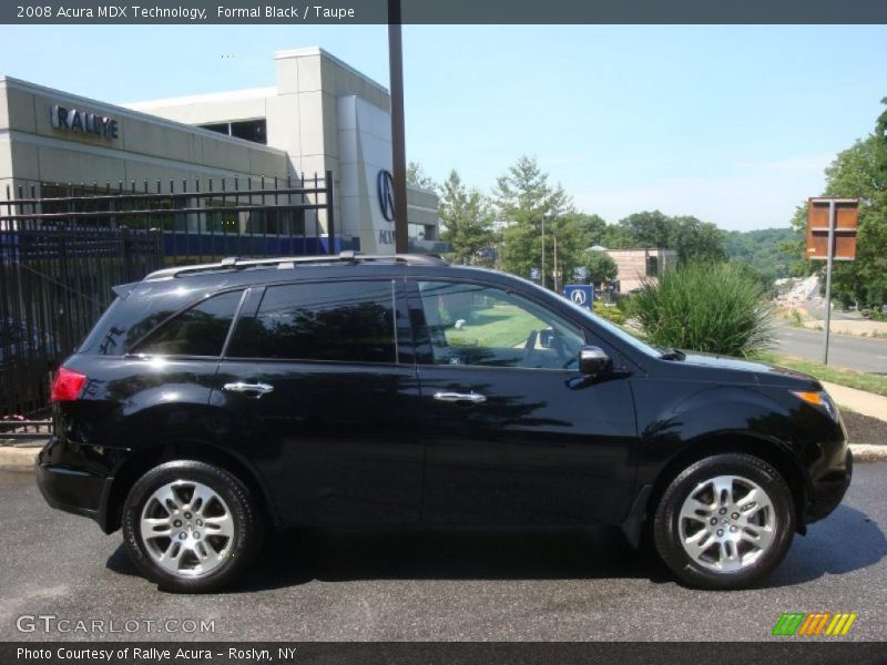 Formal Black / Taupe 2008 Acura MDX Technology