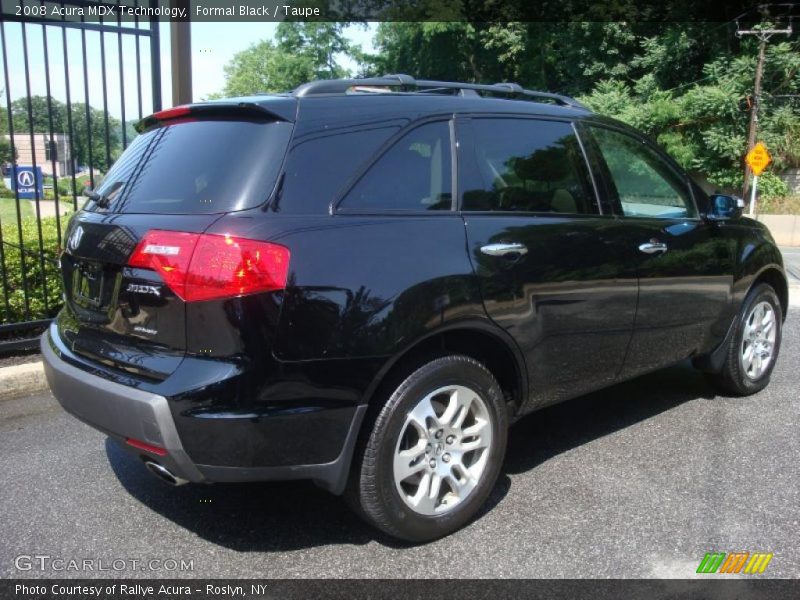 Formal Black / Taupe 2008 Acura MDX Technology