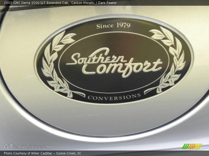 Carbon Metallic / Dark Pewter 2003 GMC Sierra 1500 SLT Extended Cab