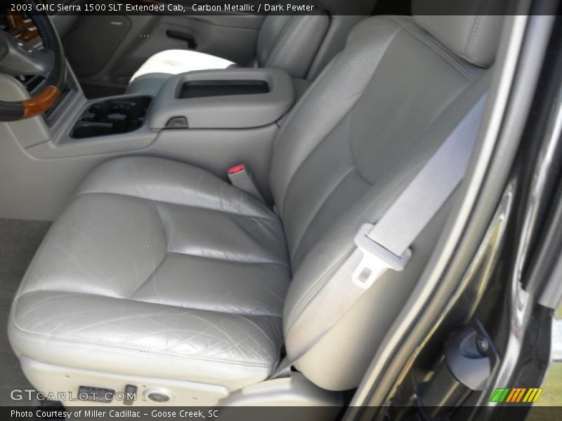 Carbon Metallic / Dark Pewter 2003 GMC Sierra 1500 SLT Extended Cab