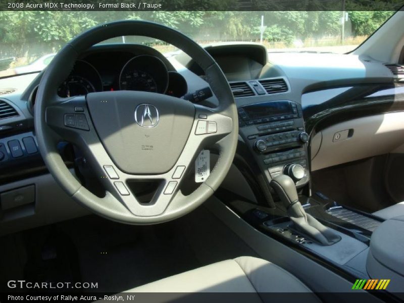 Formal Black / Taupe 2008 Acura MDX Technology