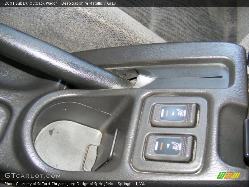 Deep Sapphire Metallic / Gray 2001 Subaru Outback Wagon