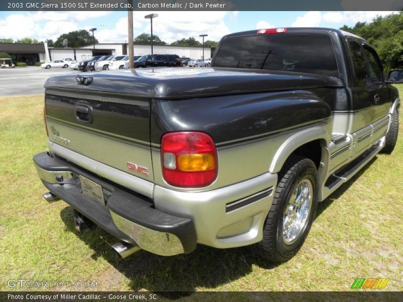 Carbon Metallic / Dark Pewter 2003 GMC Sierra 1500 SLT Extended Cab