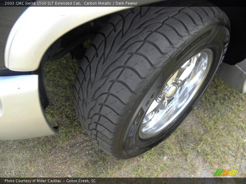 Carbon Metallic / Dark Pewter 2003 GMC Sierra 1500 SLT Extended Cab