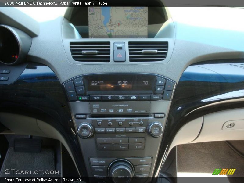 Aspen White Pearl / Taupe 2008 Acura MDX Technology