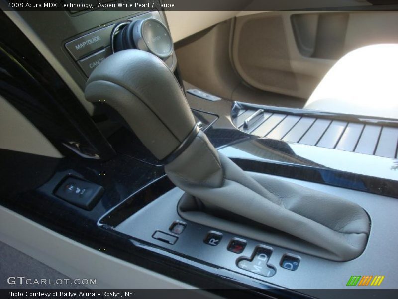 Aspen White Pearl / Taupe 2008 Acura MDX Technology