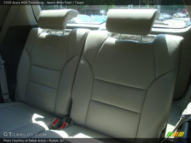 Aspen White Pearl / Taupe 2008 Acura MDX Technology