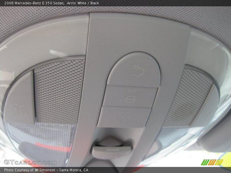 Arctic White / Black 2008 Mercedes-Benz E 350 Sedan
