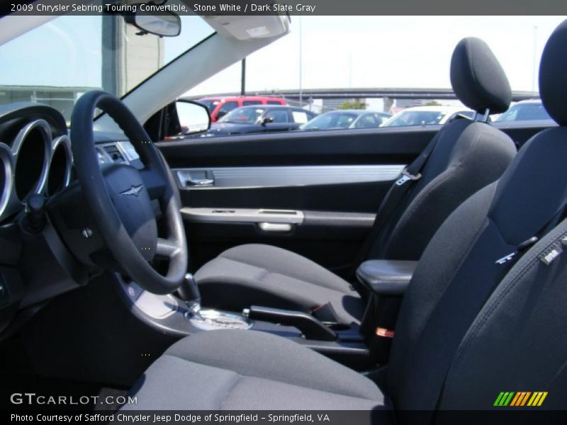 Stone White / Dark Slate Gray 2009 Chrysler Sebring Touring Convertible